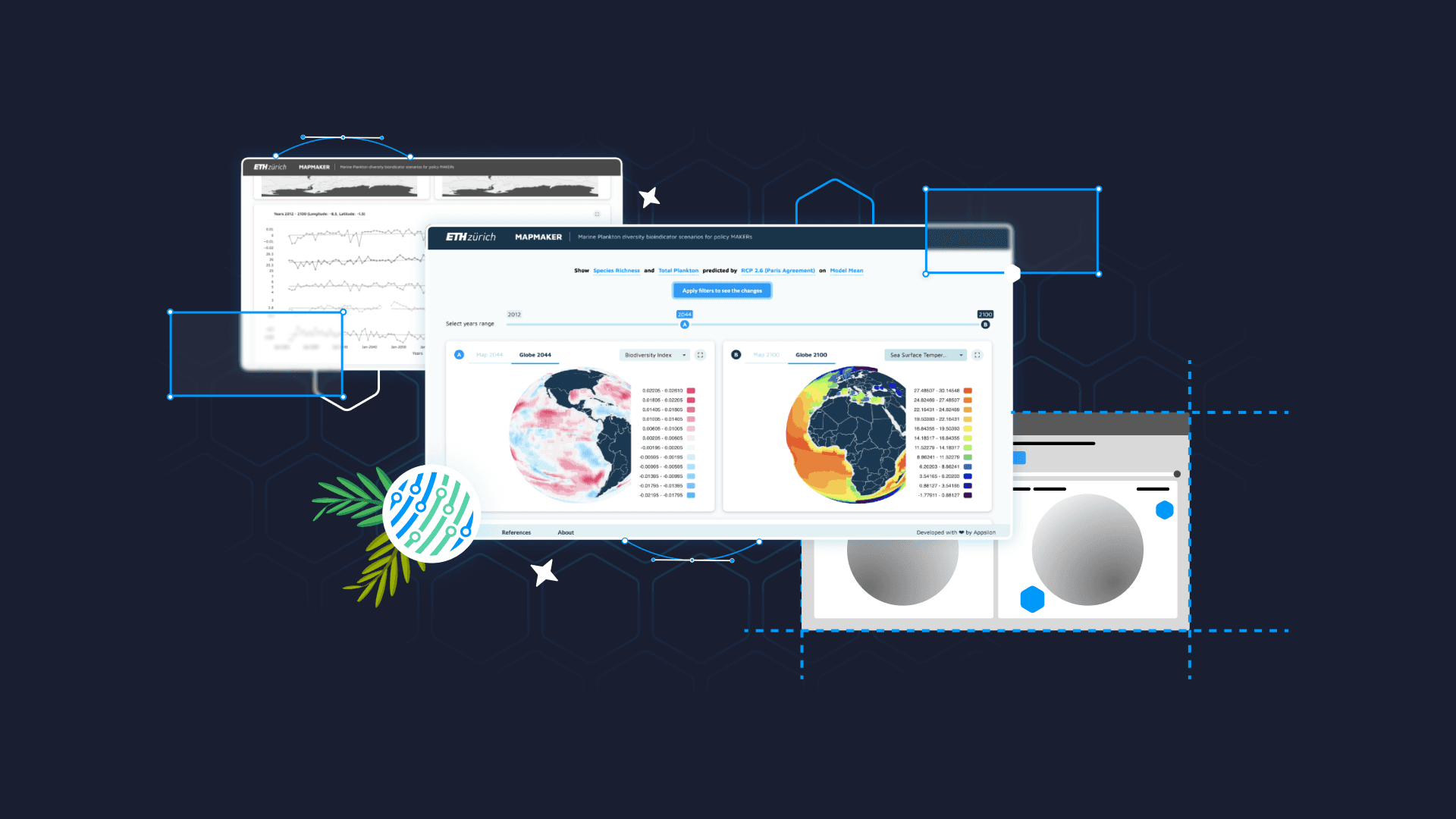 Responsive design r Shiny dashboards ETHZ MAPMAKER