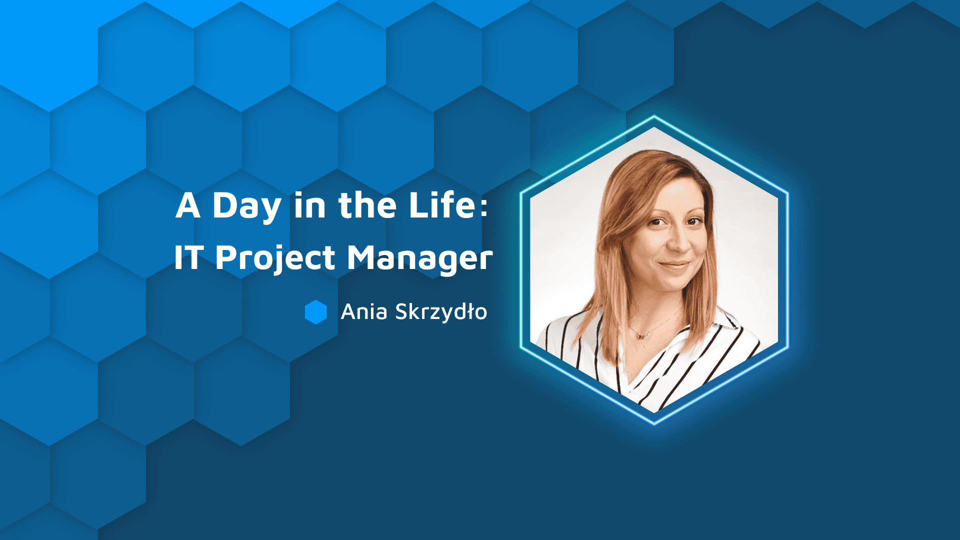 A Day in the Life: IT Project Manager Ania Skrzydlo, Appsilon R Shiny blog hero banner